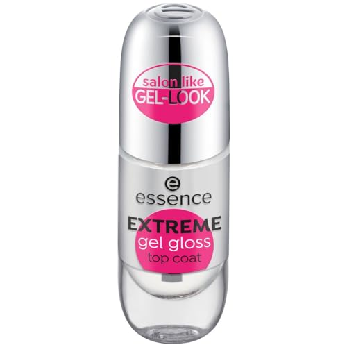 Base extra brilho EXTREME GEL GLOSS Top Coat essence acabamento ultra gel,protege a cor do esmalte e aumenta a durabilidade
