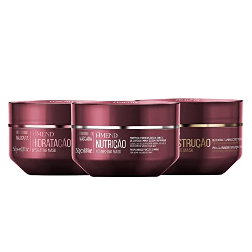 Kit Cronograma Capilar Amend Essencial 3x250g