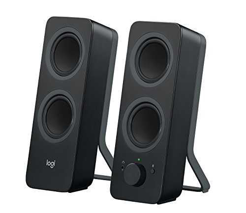 Caixa de som Bluetooth Logitech Z207 com Sistema 2.0 e conexão Bluetooth com Easy-Switch para até 2 dispositivos ou 3,5mm - Preto