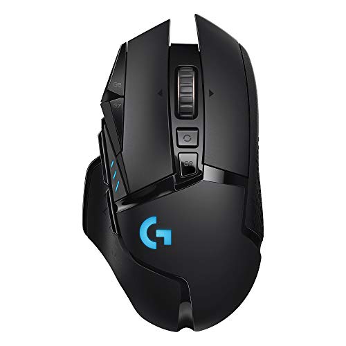 Mouse Gamer Sem Fio Logitech G502 LIGHTSPEED com HERO 16K, RGB LIGHTSYNC, Ajuste de Peso, 11 Botóes Programáveis, Compatível com POWERPLAY