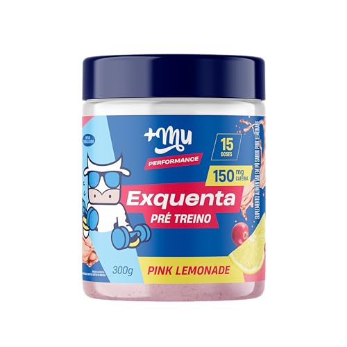 +Mu Pré Treino Exquenta Sabor Pink Lemonade - 300g