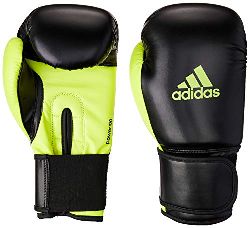 ADIDAS LUVA POWER 100 SMU COLORS 16OZ Preto/Amarelo