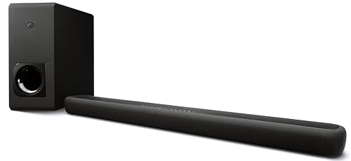 Soundbar Yamaha Yas-109 - Controle de Voz Alexa, Virtual 3D Surround, Bluetooth, 120W, Preto