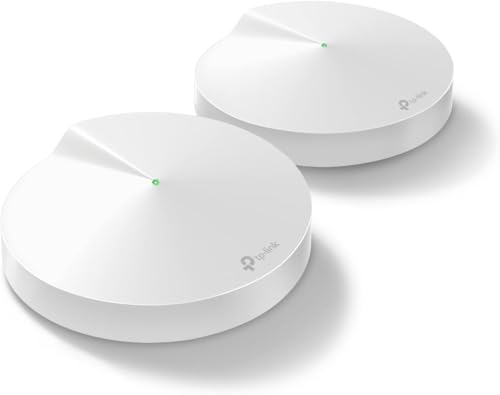 TP-Link Deco Mesh Sistema WiFi (Deco M5) – até 3.800 pés quadrados. Cobertura toda a casa e mais de 60 dispositivos, substituição de roteador/extensor WiFi, controles parentais, pacote com 2