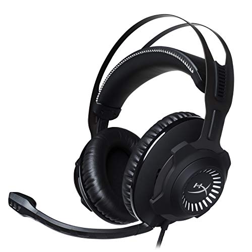 HyperX Gaming Headset Cloud Revolver para PC e PS4, Preto e branco