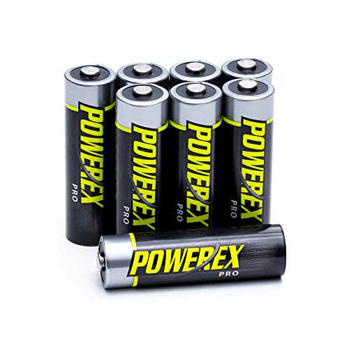 Pilhas AA NiMH recarregáveis Powerex PRO MH-8AAPRO-BH, 1,2 V, 2700 mAh, pacote com 8