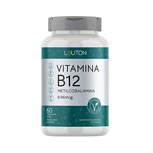 Vitamina B12 9,94mcg - 60 Cápsulas - Lauton Nutrition