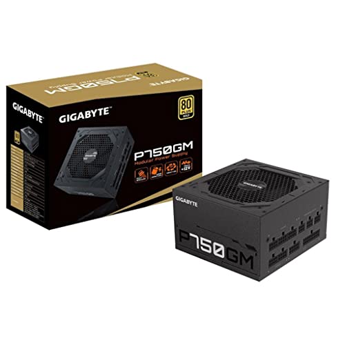 FONTE DE ALIMENTACAO GIGABYTE P750GM 750W 80 PLUS GOLD GP-P750GM/BR