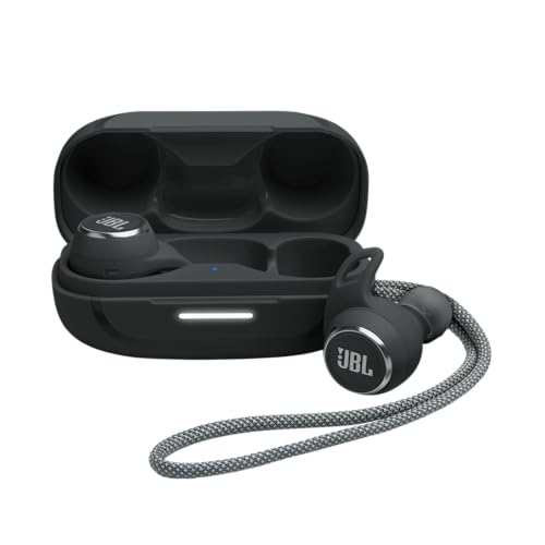 JBL Refect Aero – Fones de ouvido ativos com cancelamento de ruído sem fio verdadeiros, 6 microfones para chamadas perfeitas com reconhecimento de voz, à prova de poeira extrema e à prova d'água,