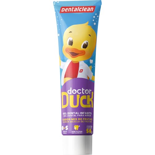 Dentalclean Gel Dental Infantil Dr. Duck 50g Sem Flúor