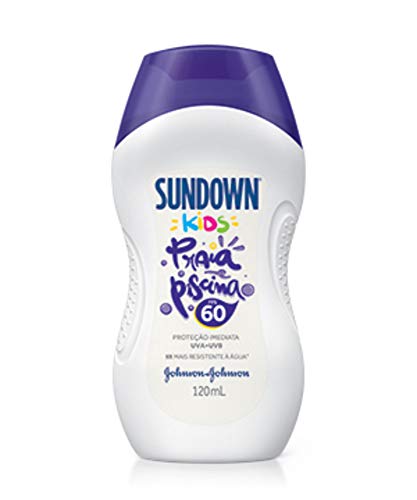 Johnson's Sundown Protetor Solar Infantil Corpo E Rosto Praia E Piscina Kids Fps 60 120Ml