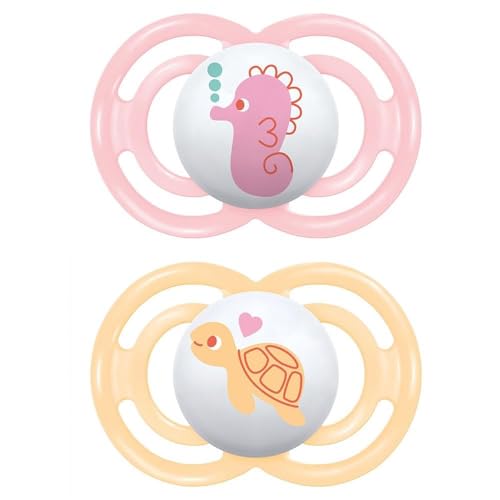 MAM Perfect Conjunto de 2 Chupetas, Multicor, 6 meses +