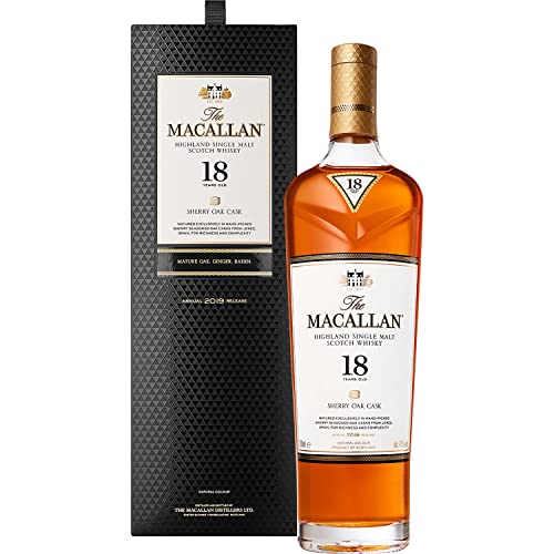 The Macallan Sherry Oak 18 Anos Single Malt Scotch Whisky Escocês 700ml