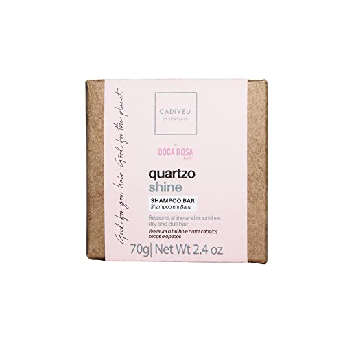 Shampoo em Barra, Rosa Quartzo, Cadiveu Essentials, 70 g