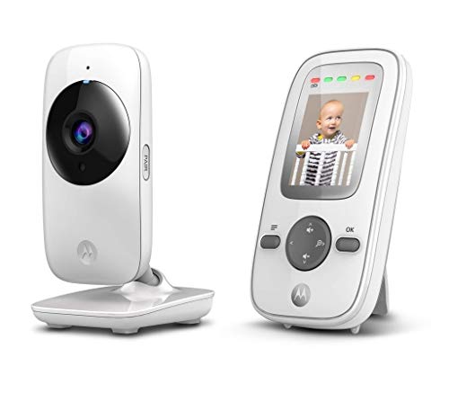 Motorola Babá Eletrônica Mbp481 - Tela De 2'' Zoom Digital E Visão Noturna Infravermelha Branco