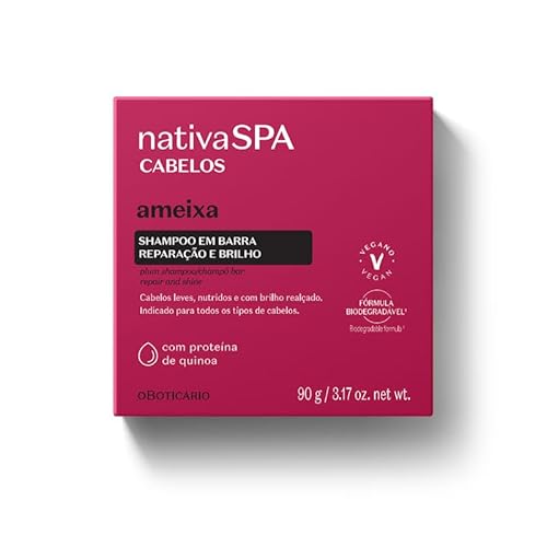 Shampoo em barra Nativa SPA Ameixa 90g