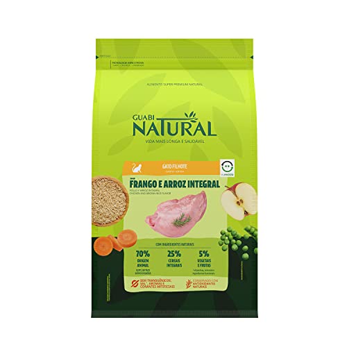 Guabi Natural Ração Gatos Filhotes Frango E Arroz Integral 1 5Kg