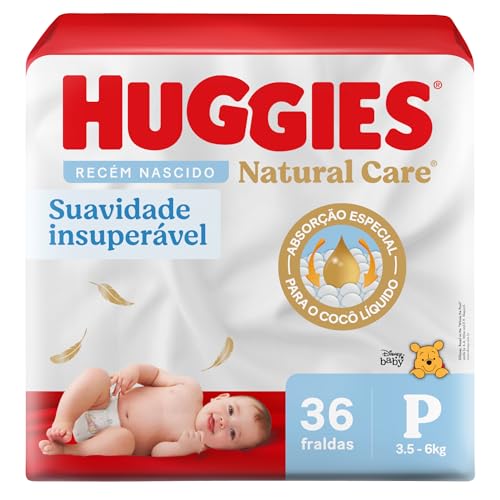 Huggies Fralda Premium Natural Care P 36 Un