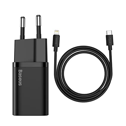 Carregador Para Iphone Tipo-C PD 20w Quick Charger Super Si, Baseus, SMO1