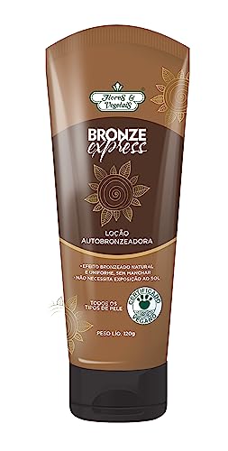 Flores & Vegetais Loção Autobronzeadora Bronze Express 120G