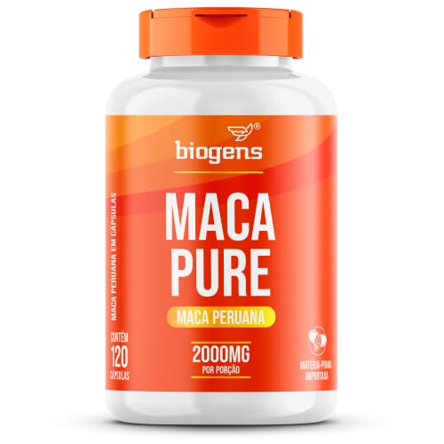 Maca Peruana Pura, 120 cápsulas, Biogens
