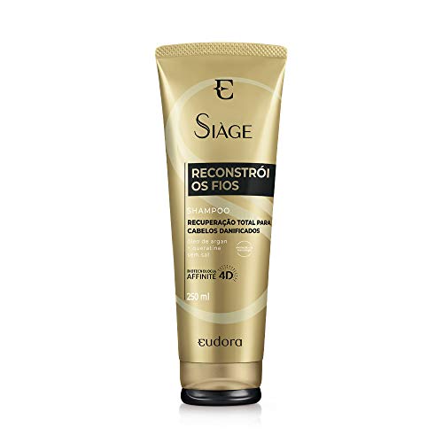 SIAGE SHAMPOO RECONSTROI OS FIOS 250ml RPCK, Eudora Siàge