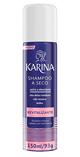 Shampoo A Seco Karina Revitalizante 150ml, Karina, Rosa