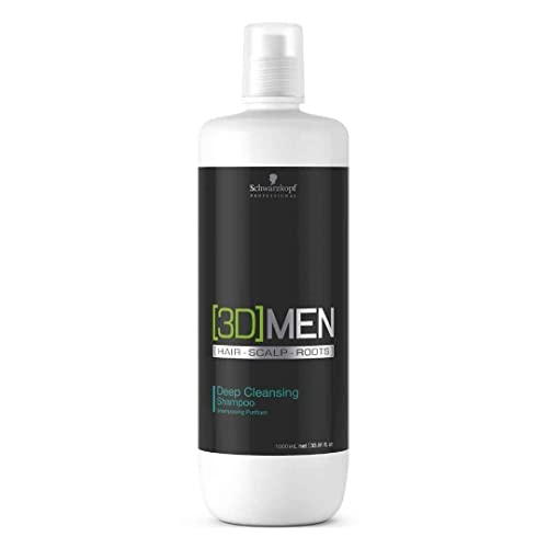 3Dmen Shampoo Antioleosidade 1000Ml, Schwarzkopf Professional