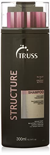 Truss Professional Shampoo Structure | Reparação fibra capilar | Ativos concentrados | Fios fortalecidos e resistentes 300 ml