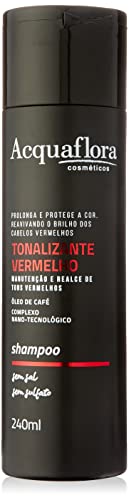 Shampoo Tonalizante Vermelho - 300ml - Acquaflora