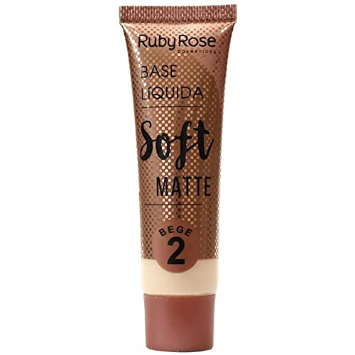BASE LIQUIDA SOFT MATTE - HB8050B2 - BEGE 2 - RUBYROSE