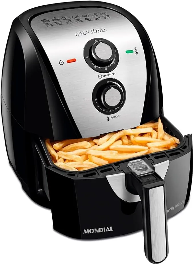 Fritadeira Elétrica Sem Óleo Air Fryer Mondial 5,5L AF-55i