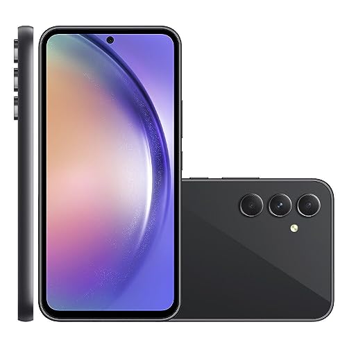 Smartphone Samsung Galaxy A54 5G 128GB 8GB RAM Tela 6.4'' Câmera Tripla de até 50MP + Selfie 32MP - Preto
