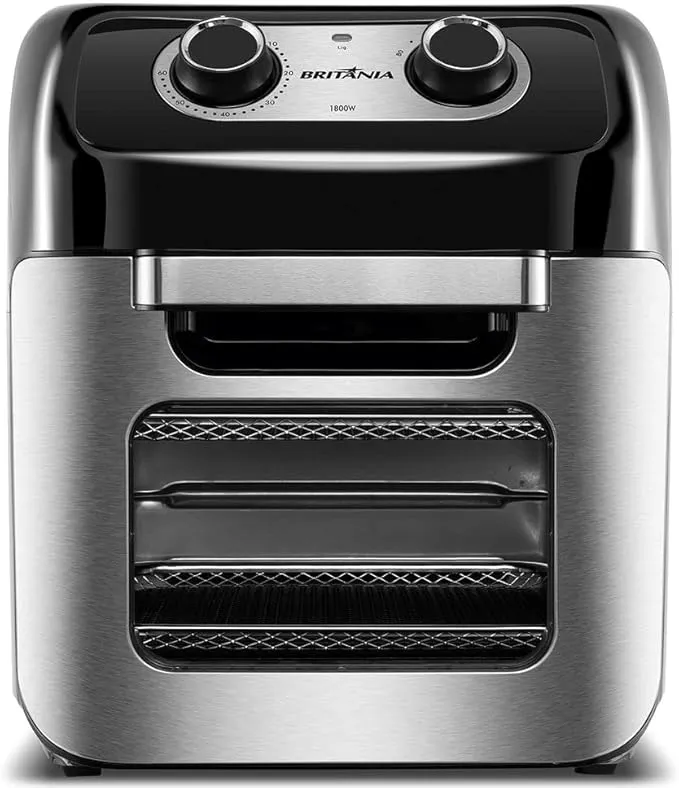 Fritadeira Elétrica Sem Óleo Air Fryer Britânia Oven 3 em 1 12L BFR2300P