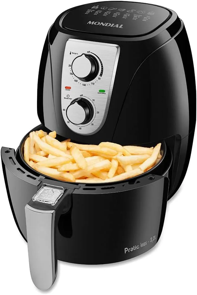 Fritadeira Elétrica Sem Óleo Air Fryer Mondial 3,2L AF-34