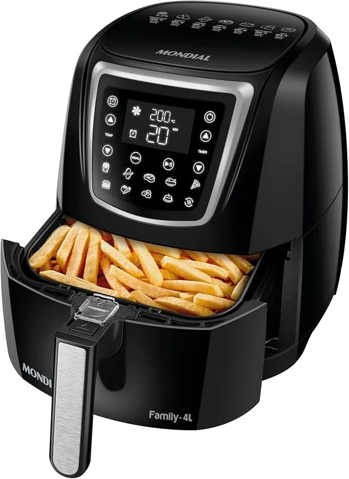 Fritadeira Elétrica Sem Óleo Air Fryer Mondial 4L AFN-40-DI