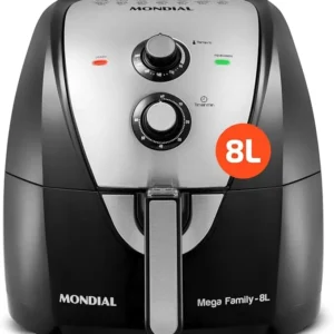 Fritadeira Elétrica Sem Óleo Air Fryer Mondial 8 Litros AFN-80-BI