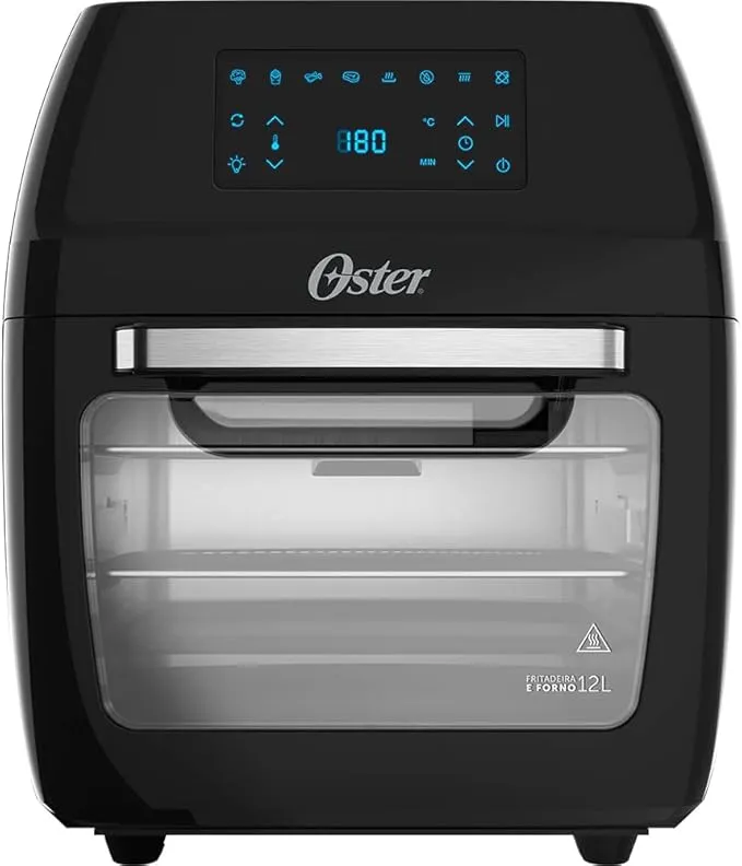 Fritadeira Elétrica Sem Óleo Air Fryer Oster 12L OFRT780