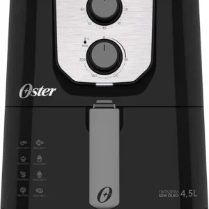 Fritadeira Elétrica Sem Óleo Air Fryer Oster Black Perform 4,5L OFRT510