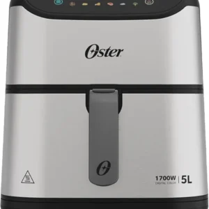 Fritadeira Elétrica Sem Óleo Air Fryer Oster Digital Inox 5L OFRT930