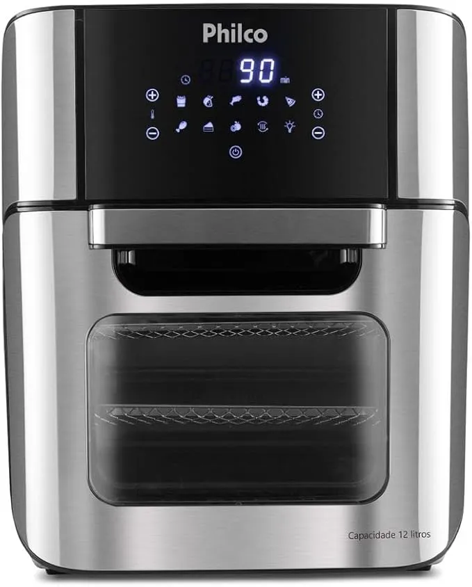 Fritadeira Elétrica Sem Óleo Air Fryer Philco Oven 12L PFR2200