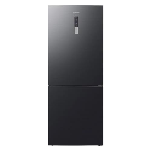 Geladeira Samsung Duplex Inverse BAROSA RL4353 com Smart Sensor e Rack para Vinho 435L Black Inox (110, Volts)