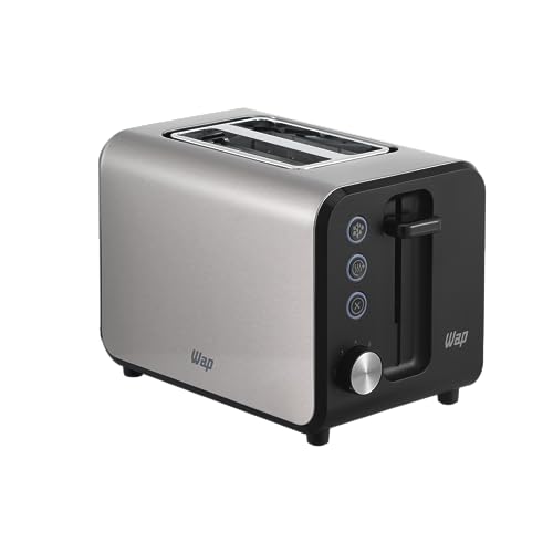 WAP Torradeira Elétrica WTE1 Inox com 7 Níveis de Tostagem, Desligamento Automático, Descongela e Reaquece, 900W 127V