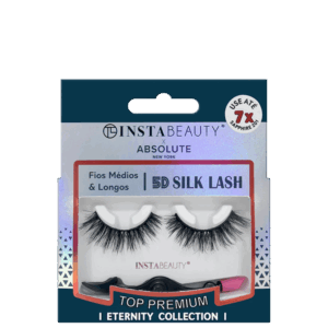 Cílios Postiços Absolute New York Instabeauty 5D Silk Lash Sapphire 201 Preto Cílios Postiços Absolute New York Instabeauty 5D Silk Lash Sapphire 201 Preto