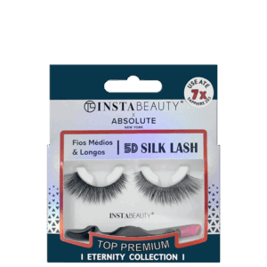 Cílios Postiços Absolute New York Instabeauty 5D Silk Lash Sapphire 203 Preto Cílios Postiços Absolute New York Instabeauty 5D Silk Lash Sapphire 203 Preto