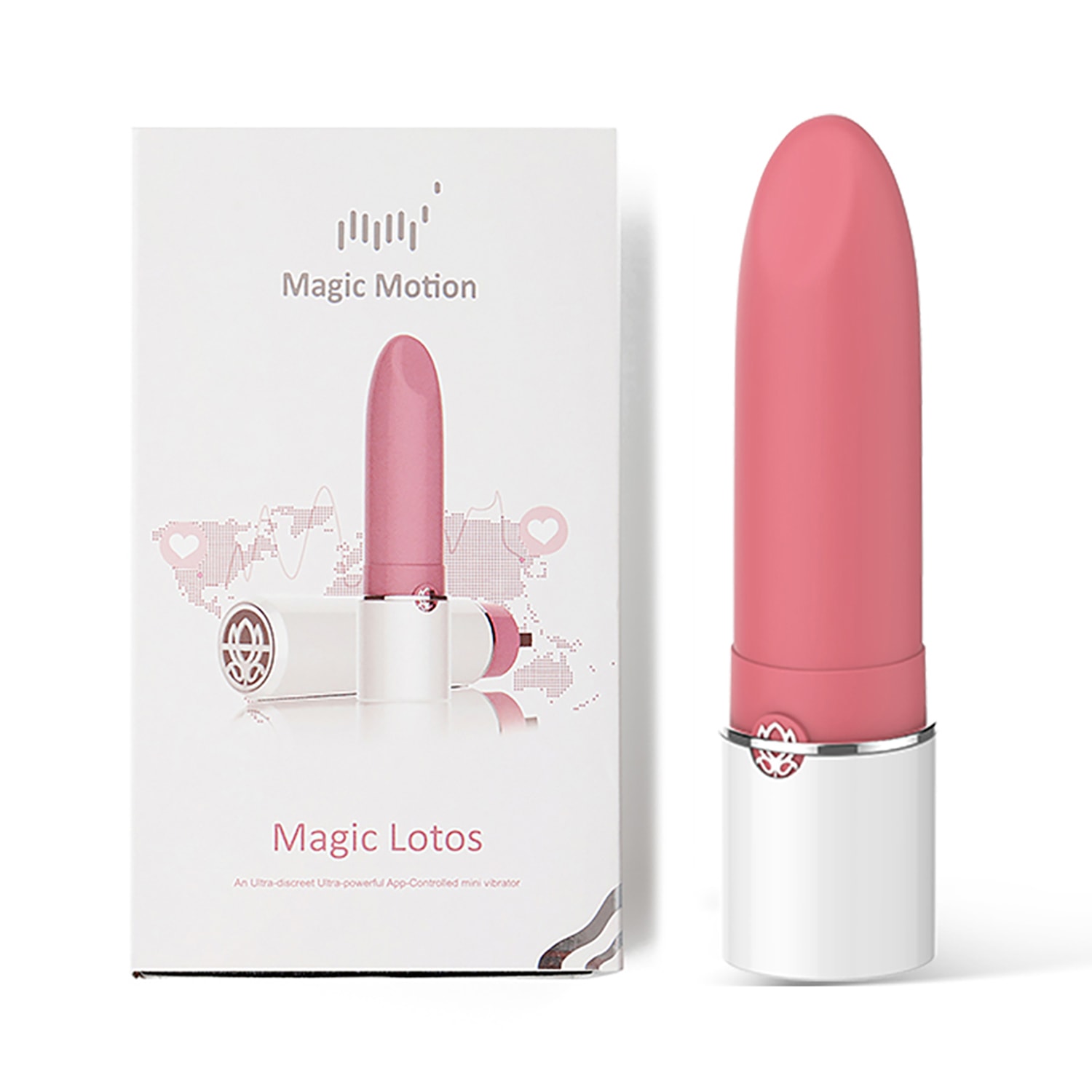 Vibrador em Forma de Batom Magic Motion com Aplicativo de Celular 7 Vibrações