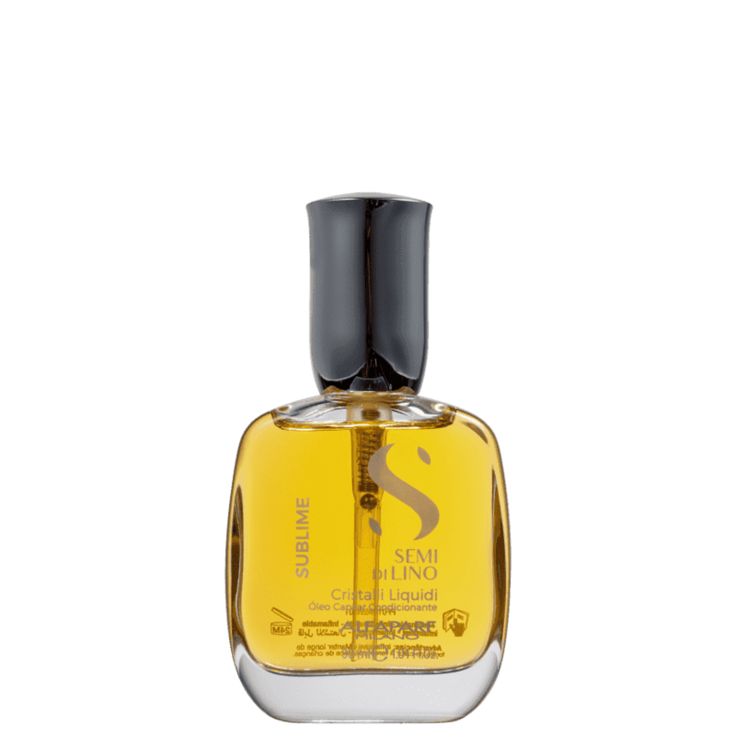 Óleo Capilar Alfaparf Semi di Lino Sublime Cristalli Liquidi 30ml