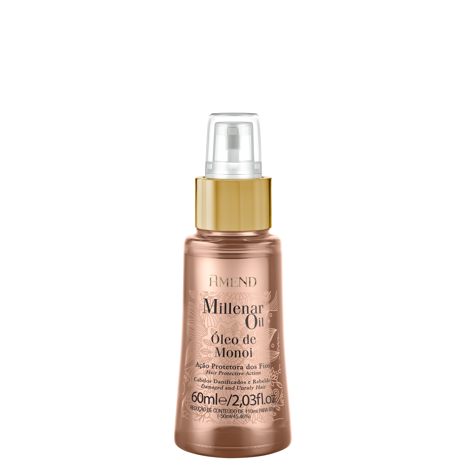 Óleo Capilar Amend Millenar Oil Monoi 60ml