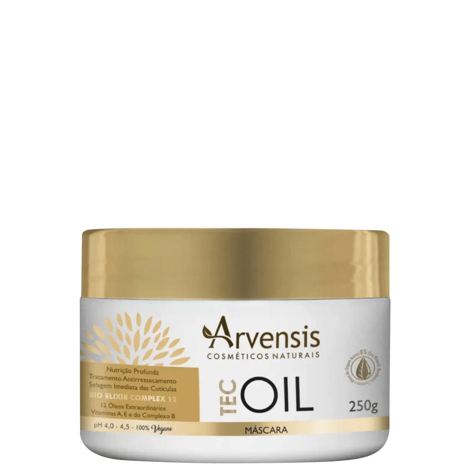 Máscara Capilar Arvensis Cosmeticos Naturais Tec Oil Nutrição Profunda 250g
