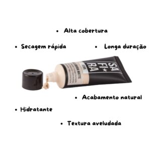 Base Líquida Matte Safira Linha Basic Cor 4 30ml Base Líquida Matte Safira Linha Basic Cor 4 30ml